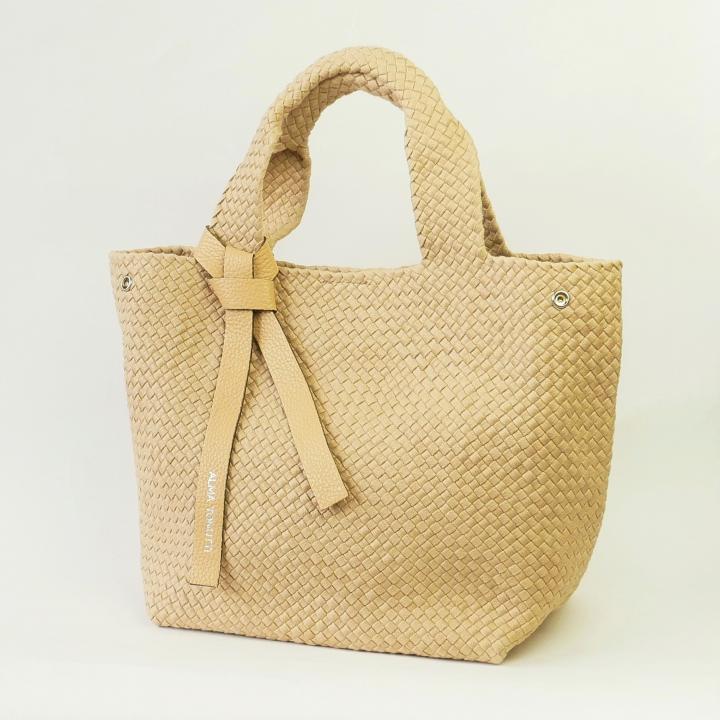コットンメッシュ トート ピッコロ ベージュ ALMA TONUTTI  